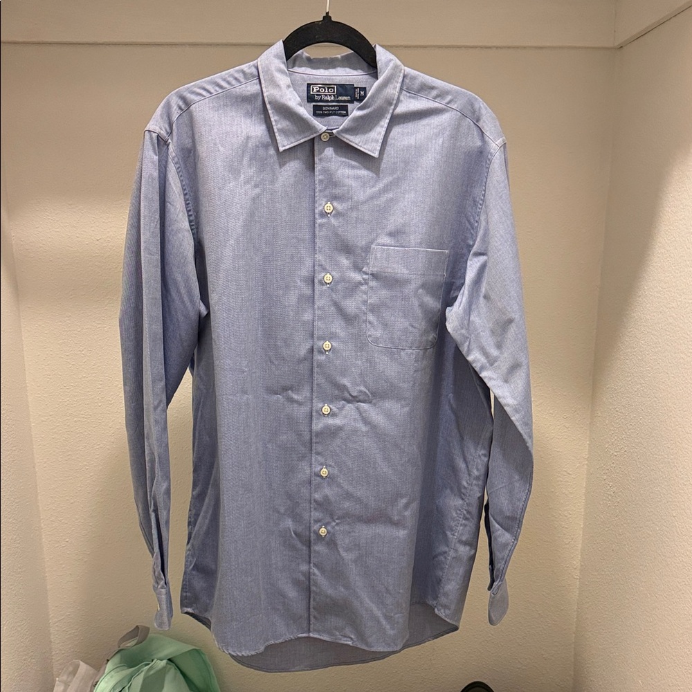Polo by Ralph Lauren Light Blue Casual Button Down Shirt size M